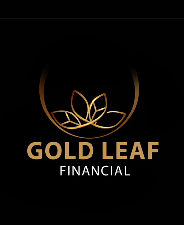 Gold leaf logo Financial logo